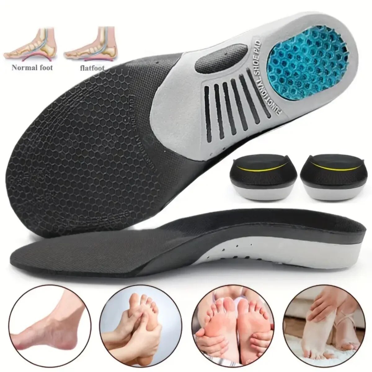 Care For Sneaker - Orthotics Flat Foot Health Sole Pad,