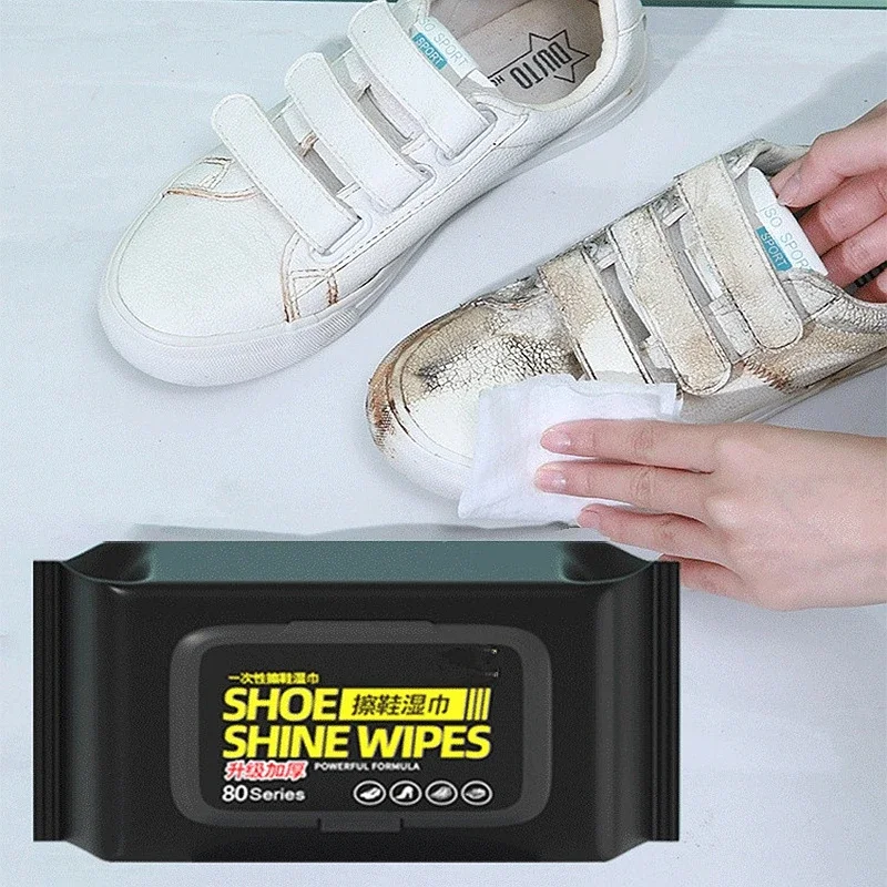 Sneaker Care Wipes - Toalhetes descartáveis portáteis para limpeza de