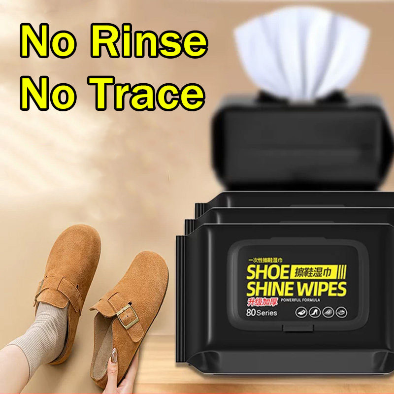 Sneaker Care Wipes - Lenços Descartáveis Poderosos para Limpeza de