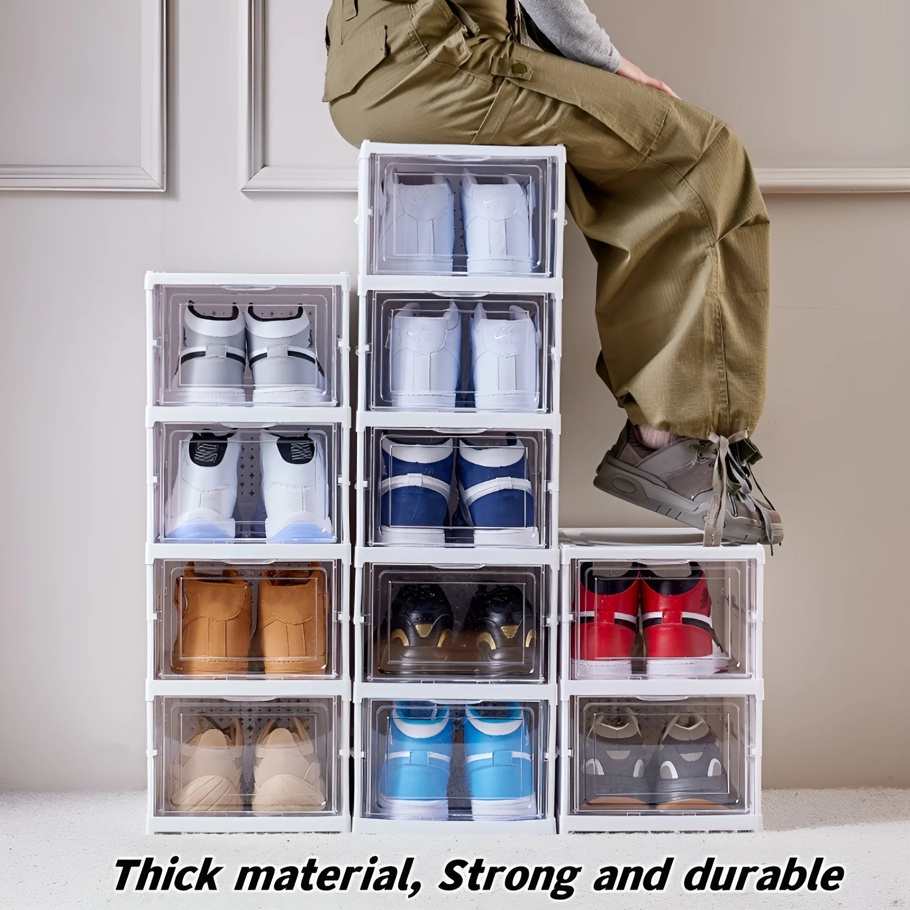 6 camadas caixa de sapatos dob - Sneaker Care Shoe Box avaliação e preço