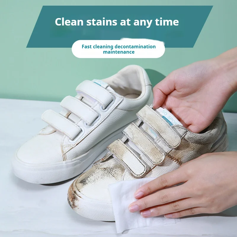 Novo poderoso descartável têni - Sneaker Care Wipes avaliação e preço