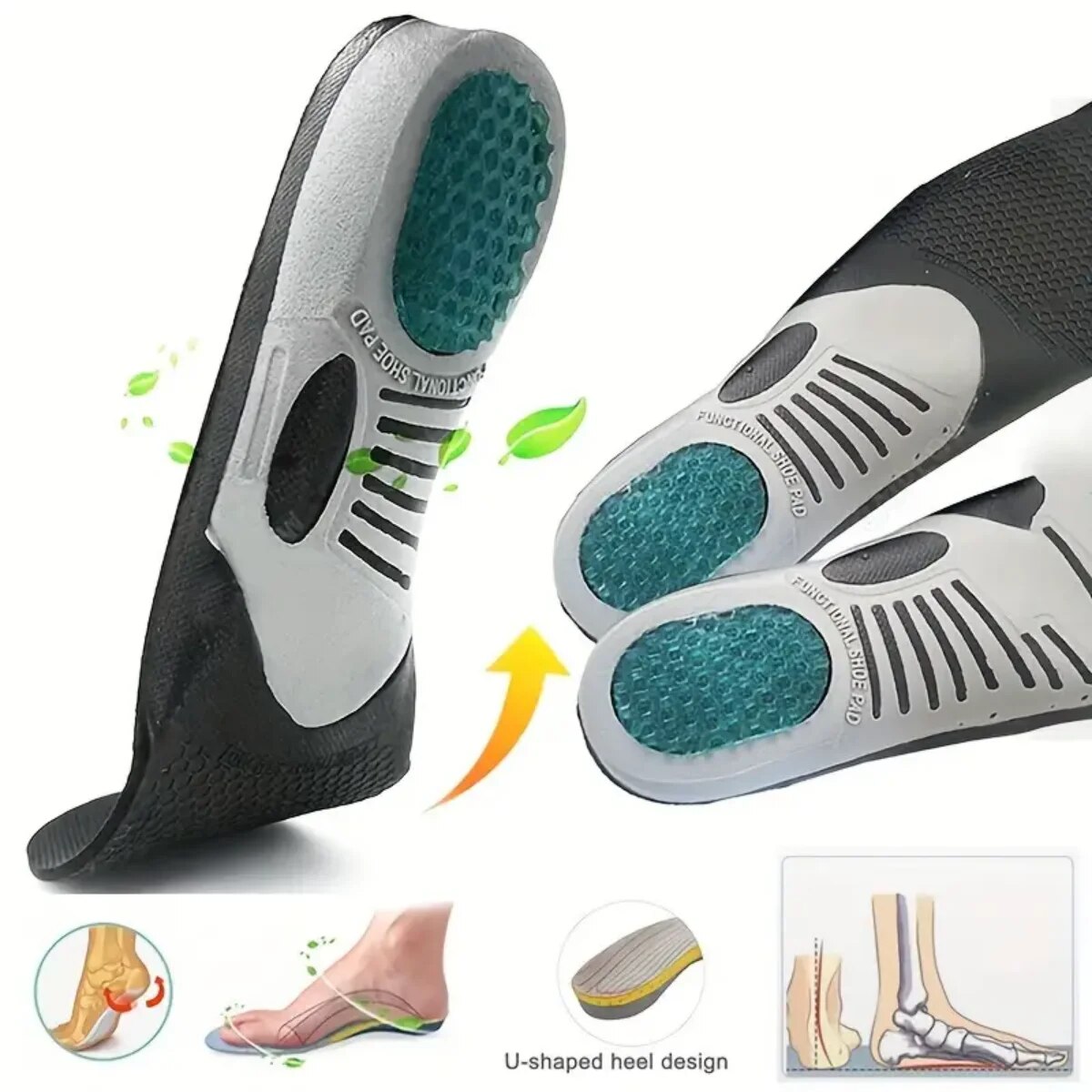 Orthotics Flat Foot Health Sol - Care For Sneaker avaliação e preço